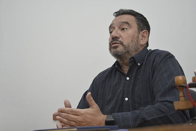 Claudio Leoni, secretario general de la Federación de Trabajadores Municipales de la provincia.