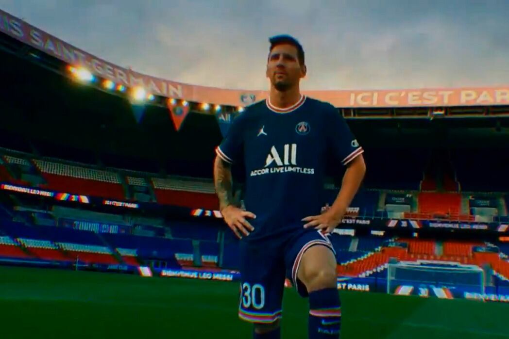Lionel Messi, ya jugador del PSG. 