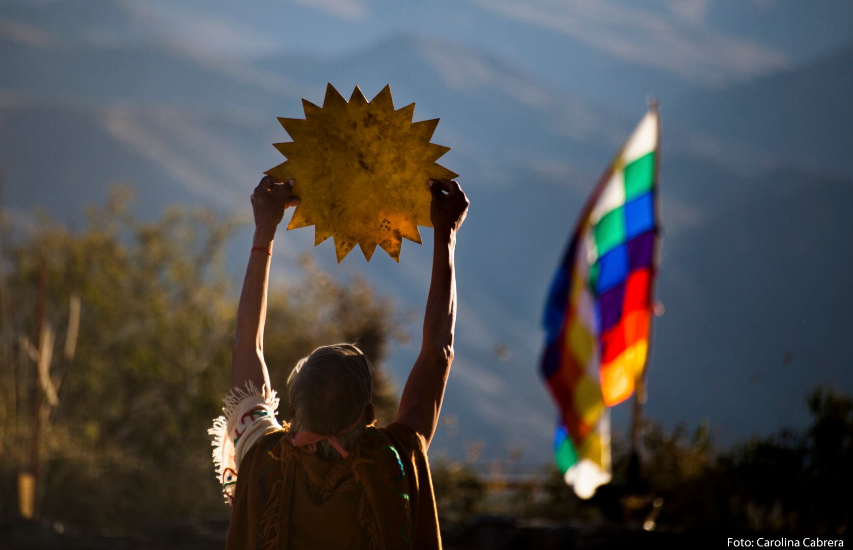 Representación del último Inti Raymi americano. 