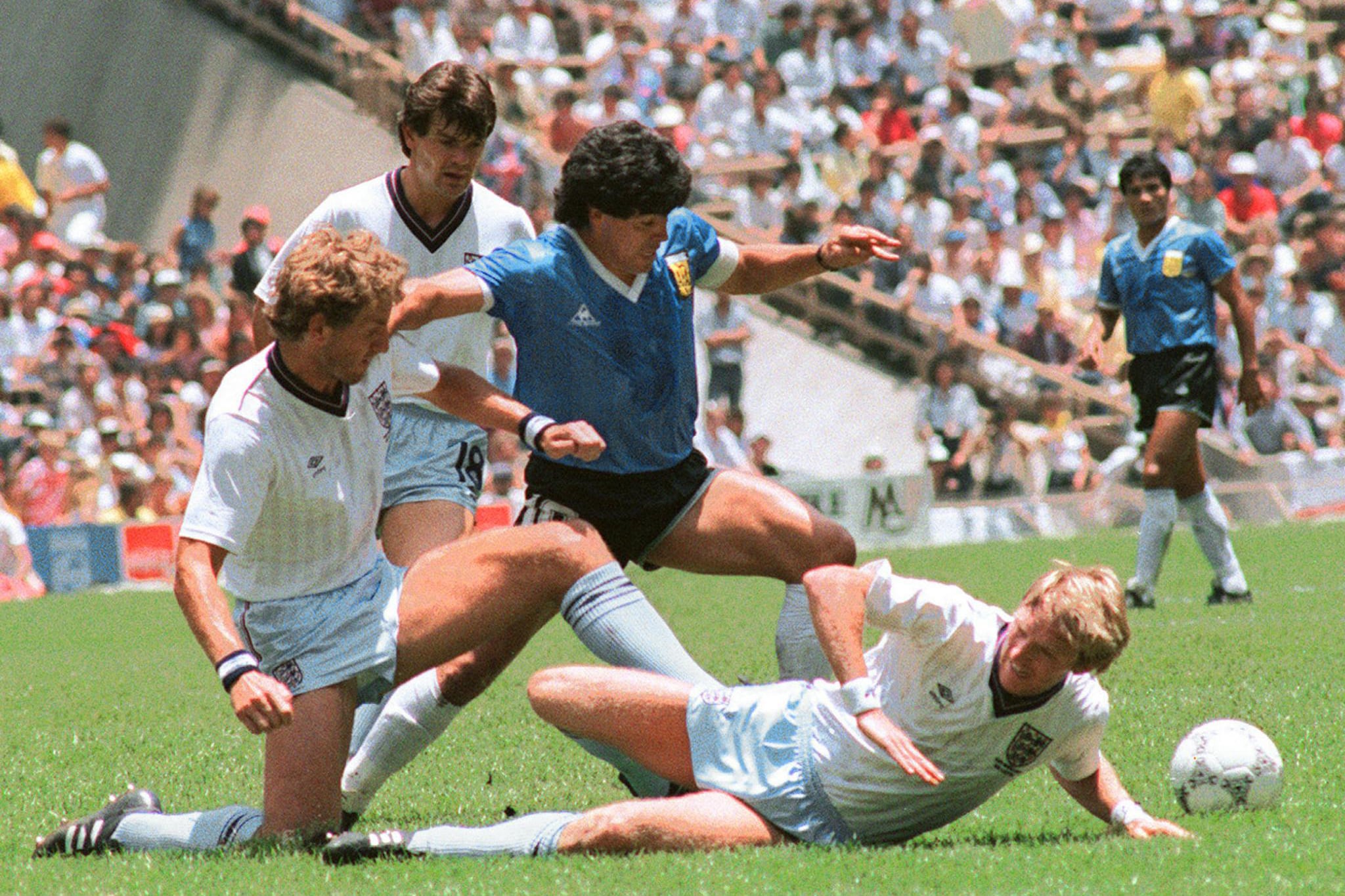 Maradona, capitán y emblema de la Selección en México '86.