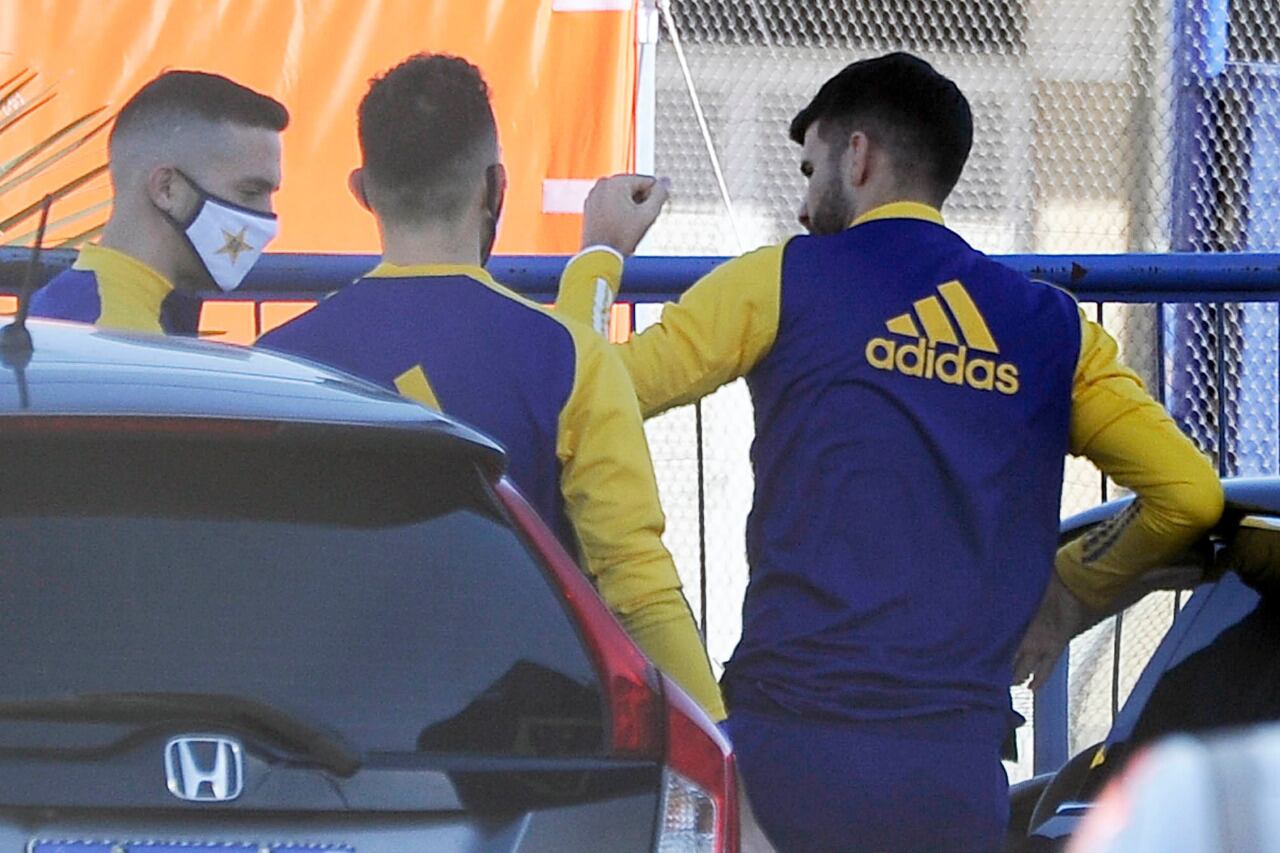 El plantel xeneize, disminuido por el coronavirus.