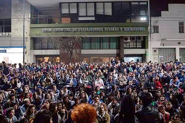 La ocupación de la facultad comenzó el lunes 3 y fue ratificada por sucesivas asambleas.