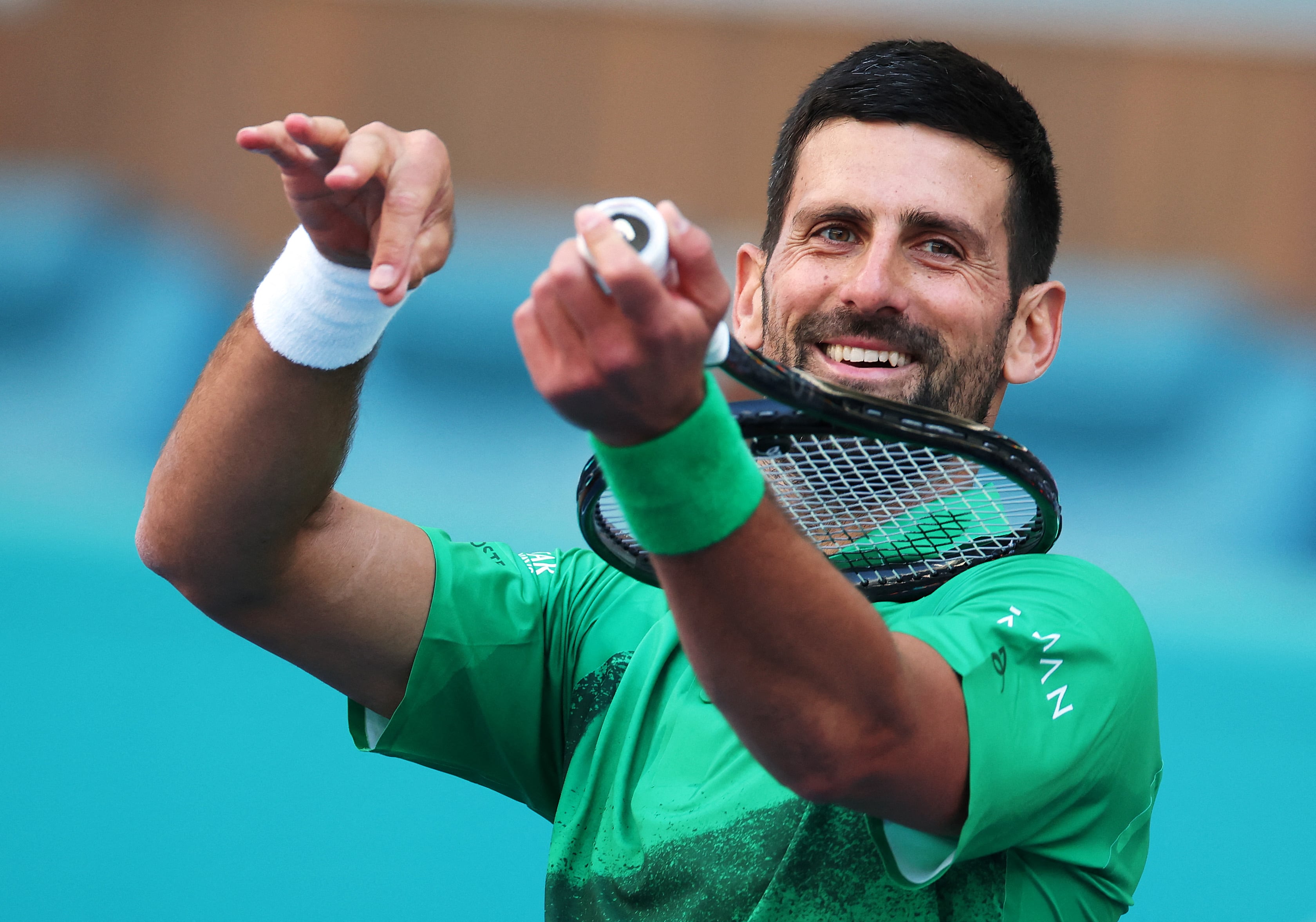 Djokivic festeja sus 410 triunfos en Masters 1000.