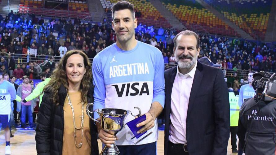 Scola fue protagonista en los partidos de la Selección en Parque Roca.