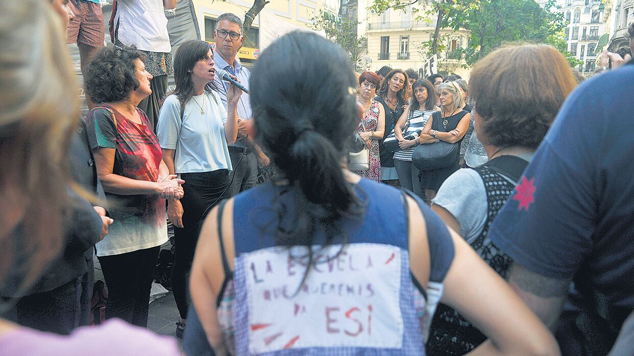 La convocatoria fue mientras Larreta inauguraba el ciclo legislativo.