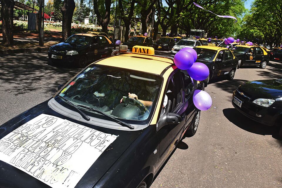 Las taxistas acusaron a "las cámaras de taxis, que son varones"