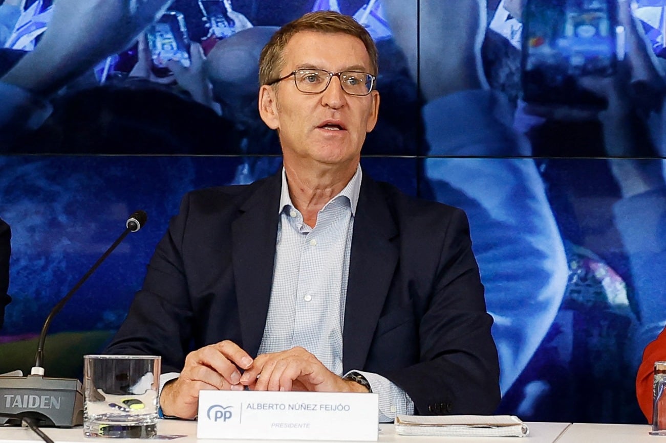 Nuñez Feijoo anunció que sepresentará a la investidura.