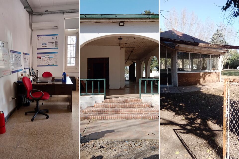 Distintas vistas de sectores del predio de Ayacucho y Circunvalación.