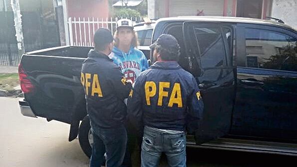 Rodrigo Eguillor fue detenido al salir de la casa de su padre, en el country Allá en el Sur, en Ezeiza.
