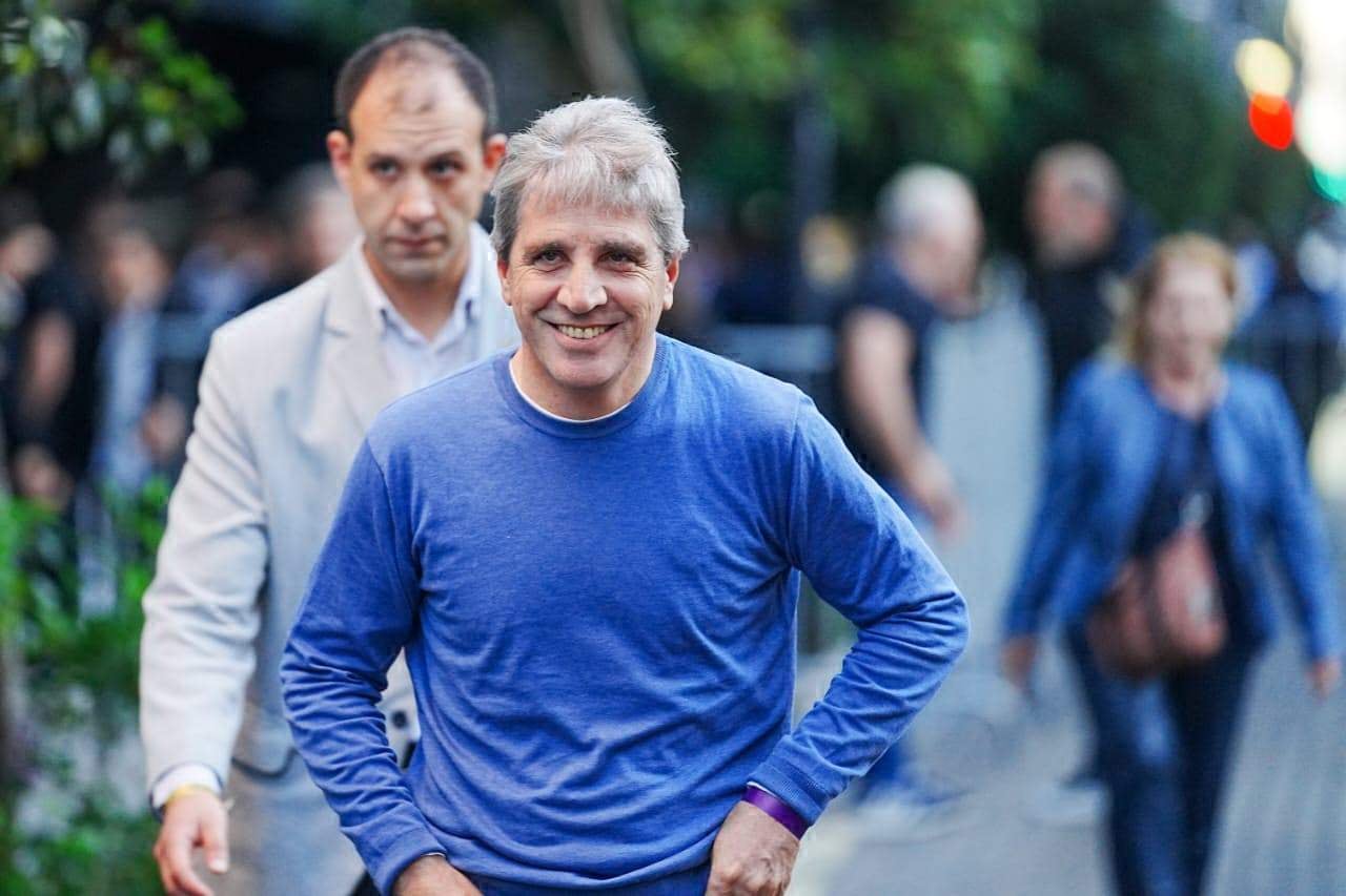 Luis Caputo, ministro de Economía. La apuesta de los especuladores le devolvió la sonrisa