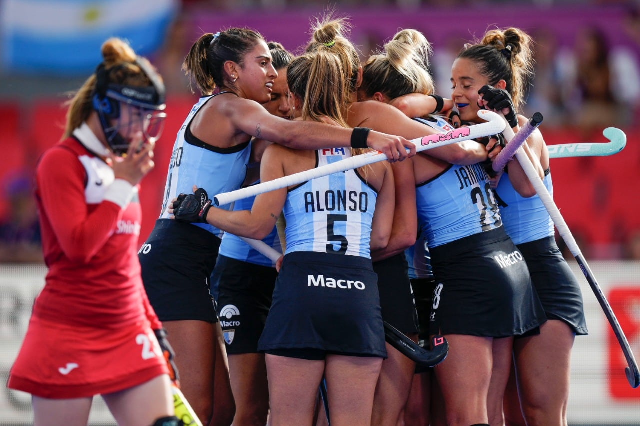 Las Leonas estuvieron muy efectivas en las jugadas de corner corto