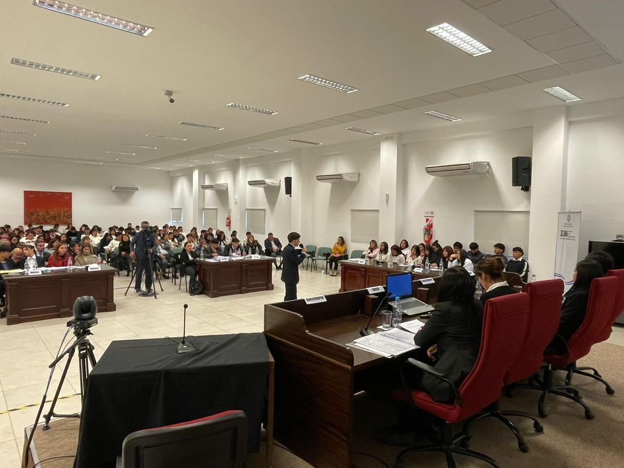 El simulacro de juicio por jurados realizado en agosto