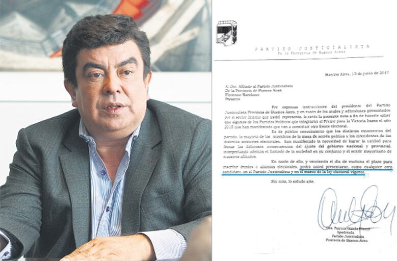 Fernando Espinoza, uno de los protagonistas de las negociaciones que incluyeron la carta enviada al sector de Randazzo.
