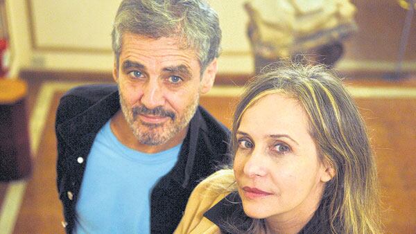 Palacios y Toscano, dos de los protagonistas de la obra que acaba de estrenarse en el Teatro Nacional.