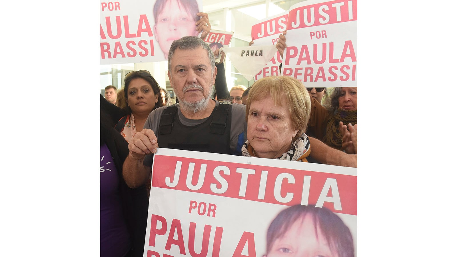 Los padres de Paula Perassi.