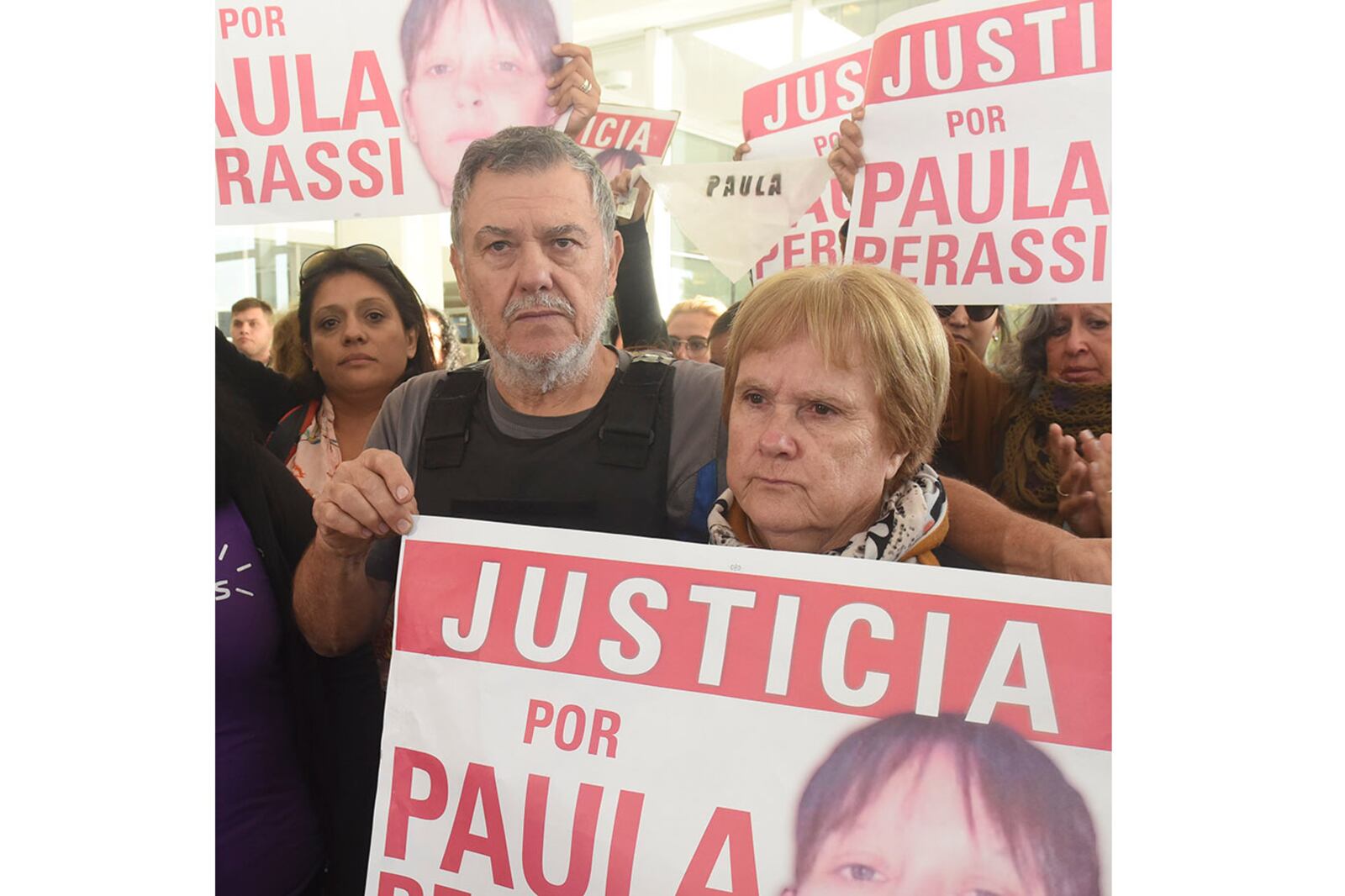 Los padres de Paula Perassi.