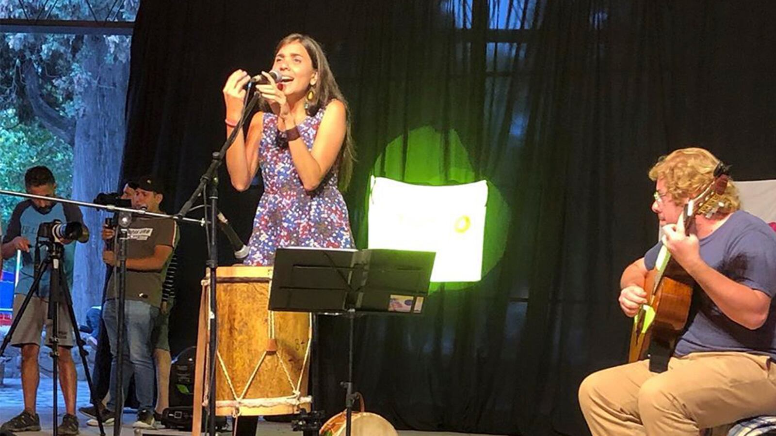 Victoria Cataldi y Eloy Notario