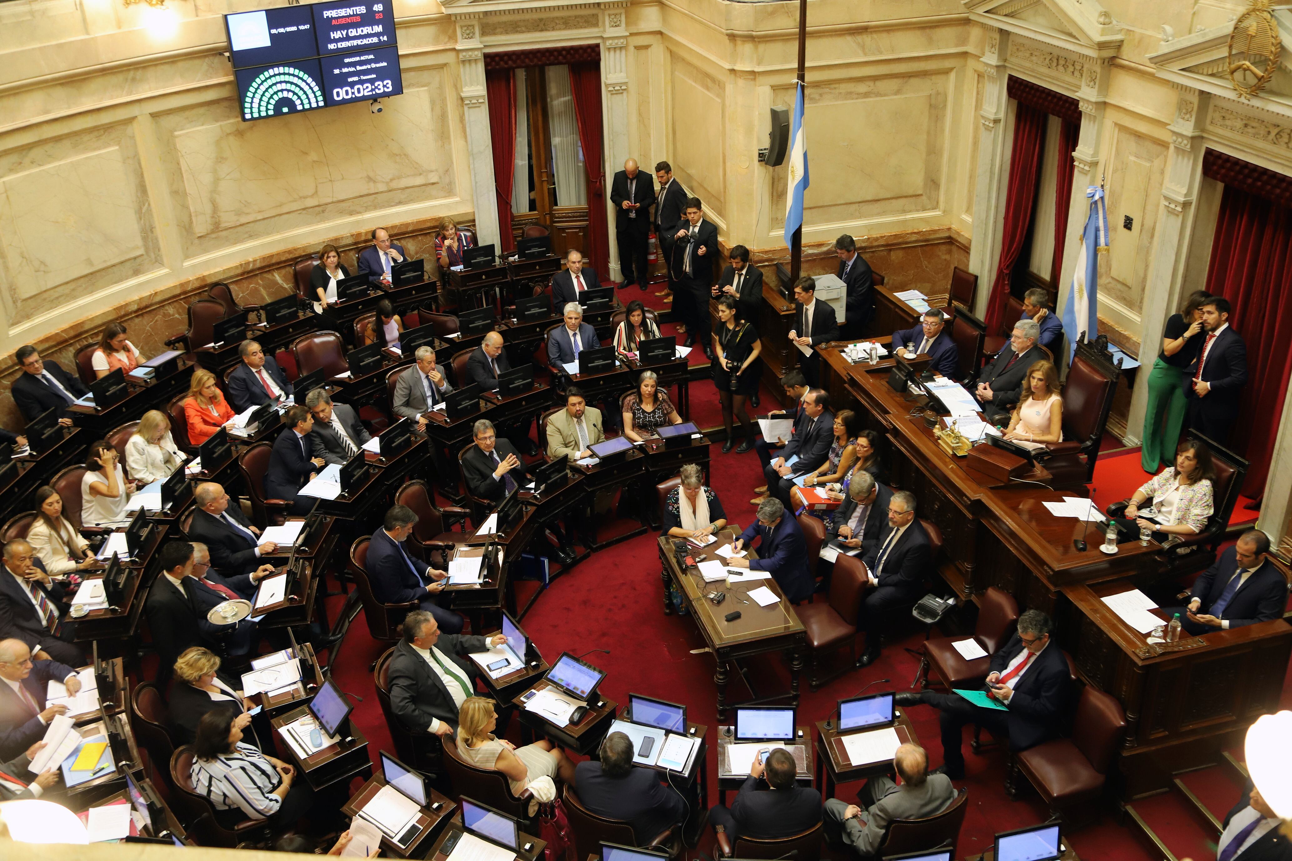 El oficialismo cuenta con mayoría propia.