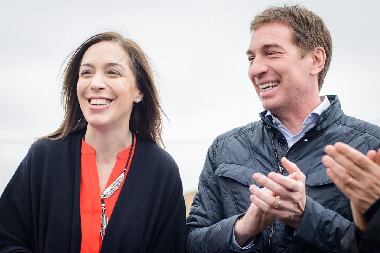 María Eugenia Vidal y Diego Santilli