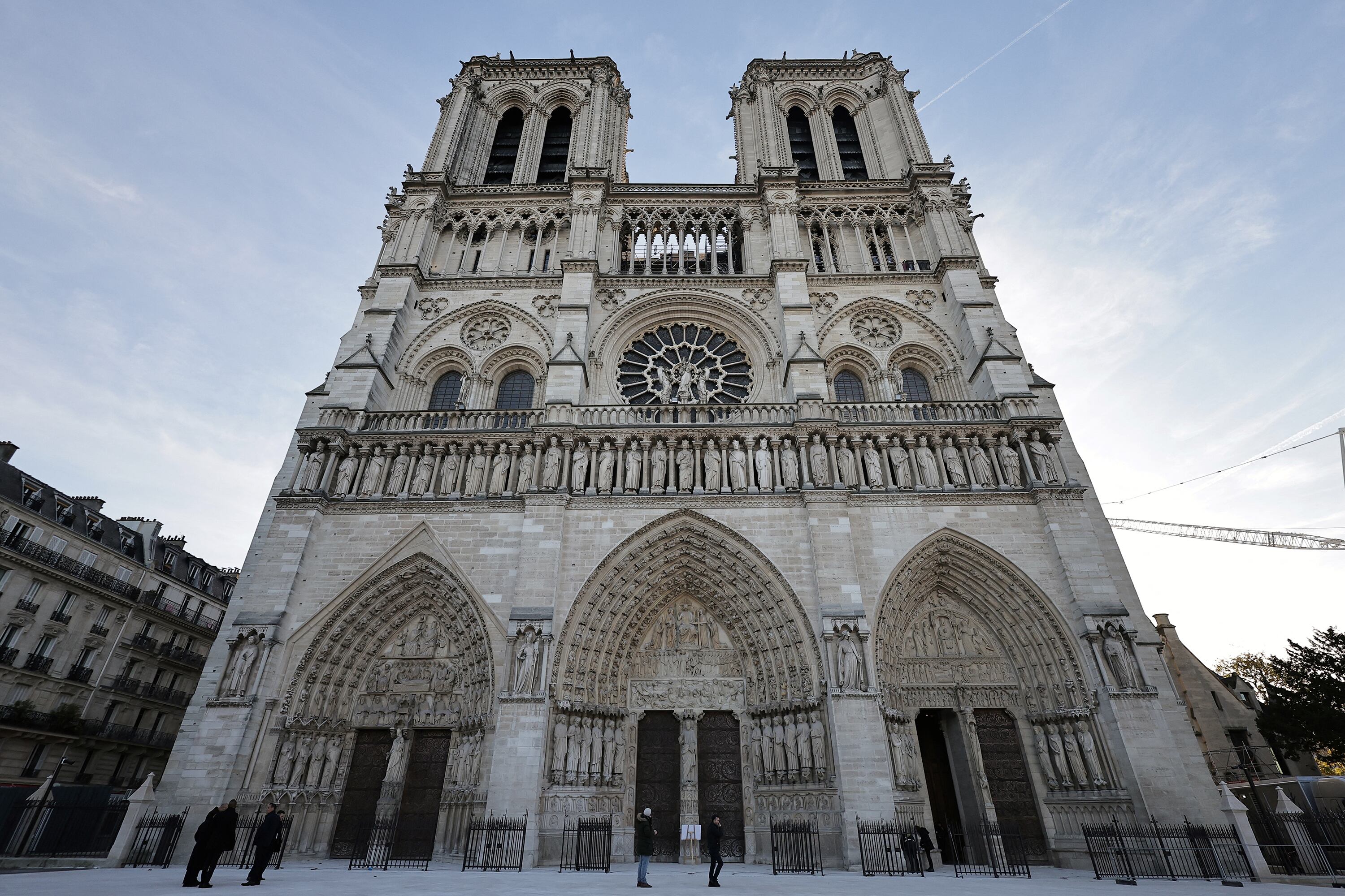 Notre Dame quedó devastada por las llamas el 15 de abril de 2019. 