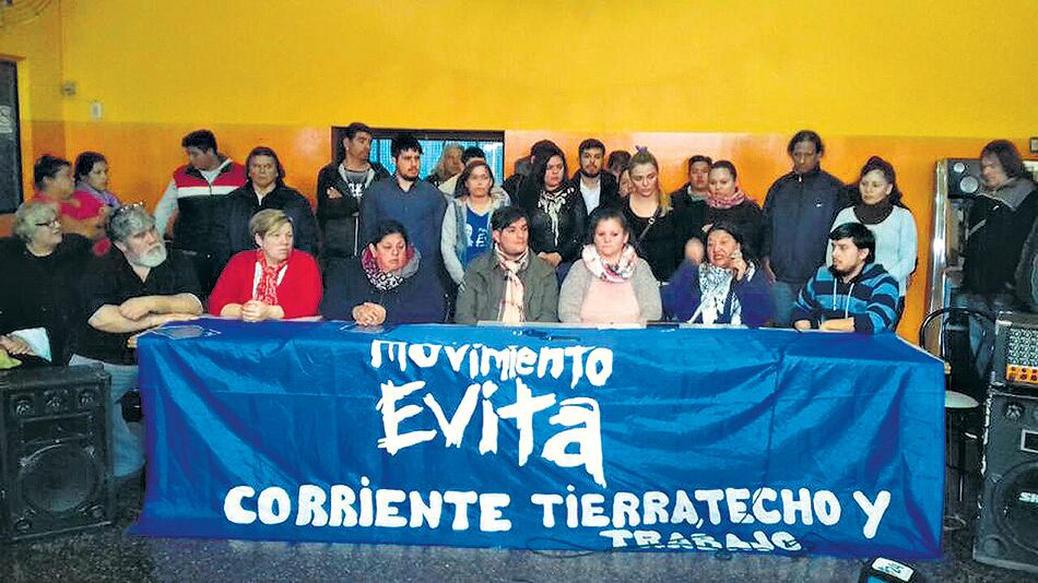 La presentación de la línea Tierra Techo Trabajo ayer en el municipio de San Martín.