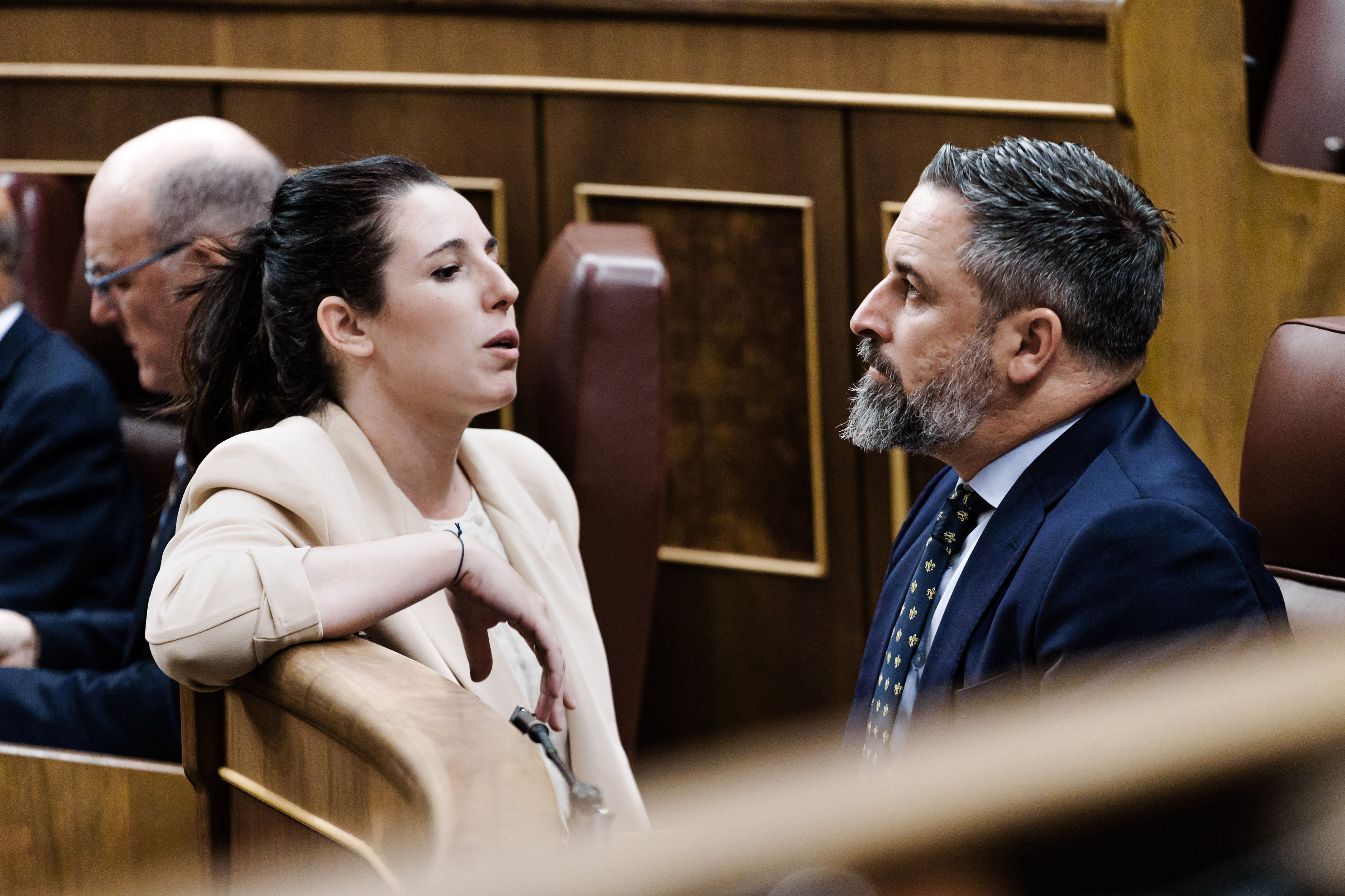 Rocio de Meer y Santiago Abascal. 