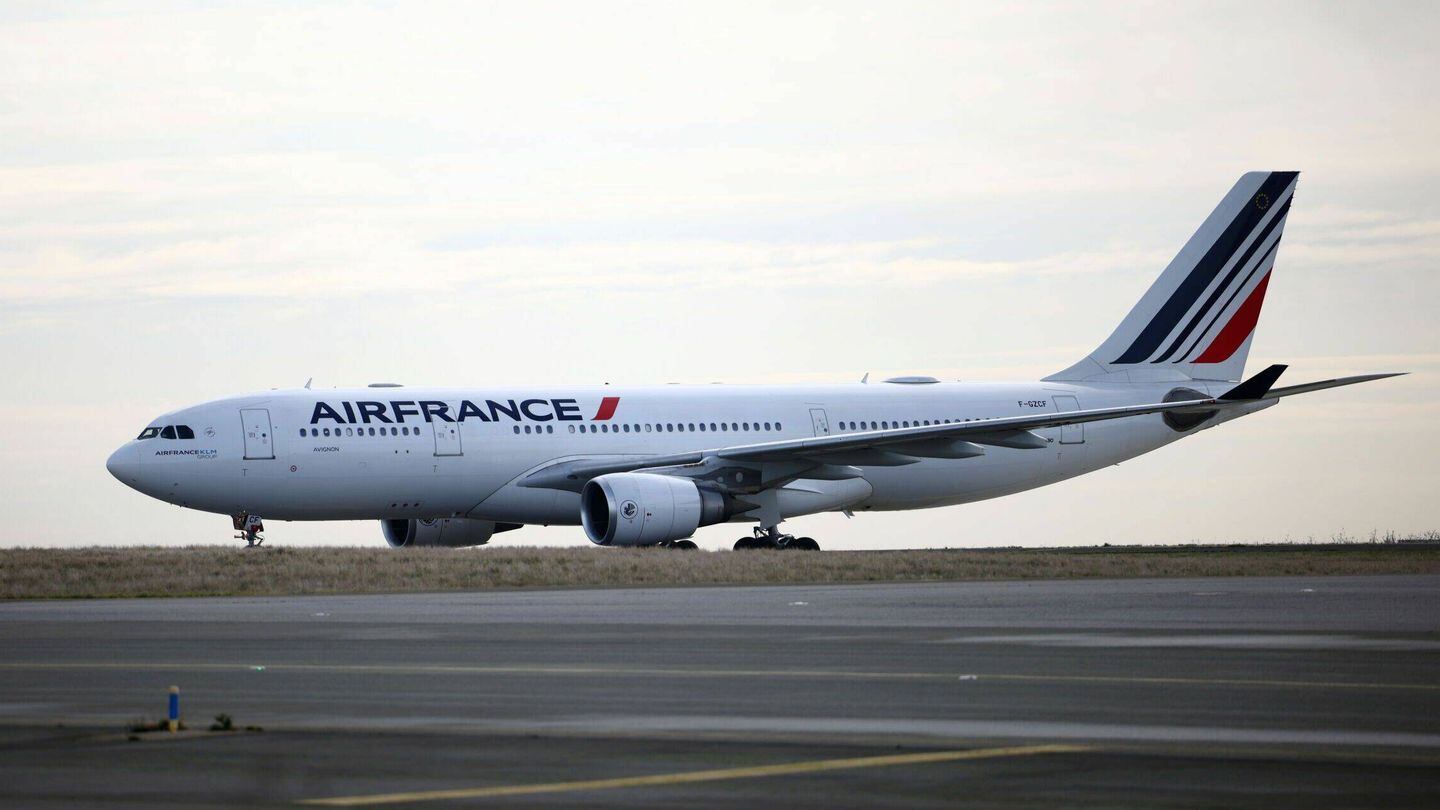 El avión tuvo un incidente técnico en pleno vuelo, por lo que tuvo que descender en Canarias. Imagen: Air France.