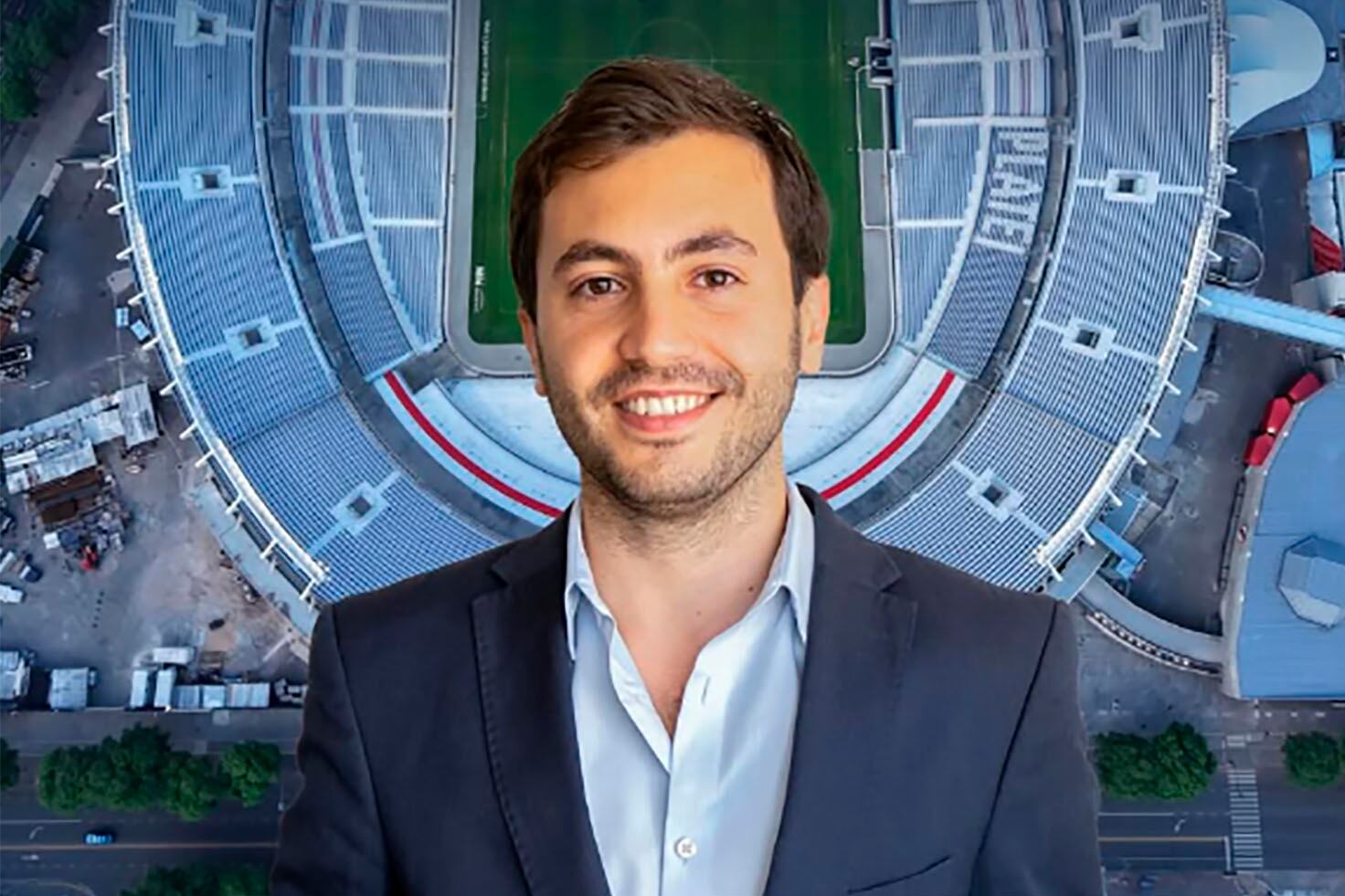 Stefano Di Carlo, cabeza de la lista oficialista en las elecciones de River