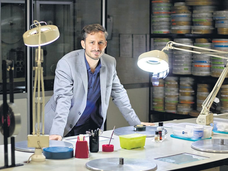 Fernando Madedo es el delegado organizador de la Cinemateca y Archivo de la Imagen Nacional.