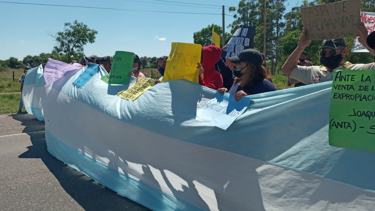 Corte en la Ruta Nacional 16