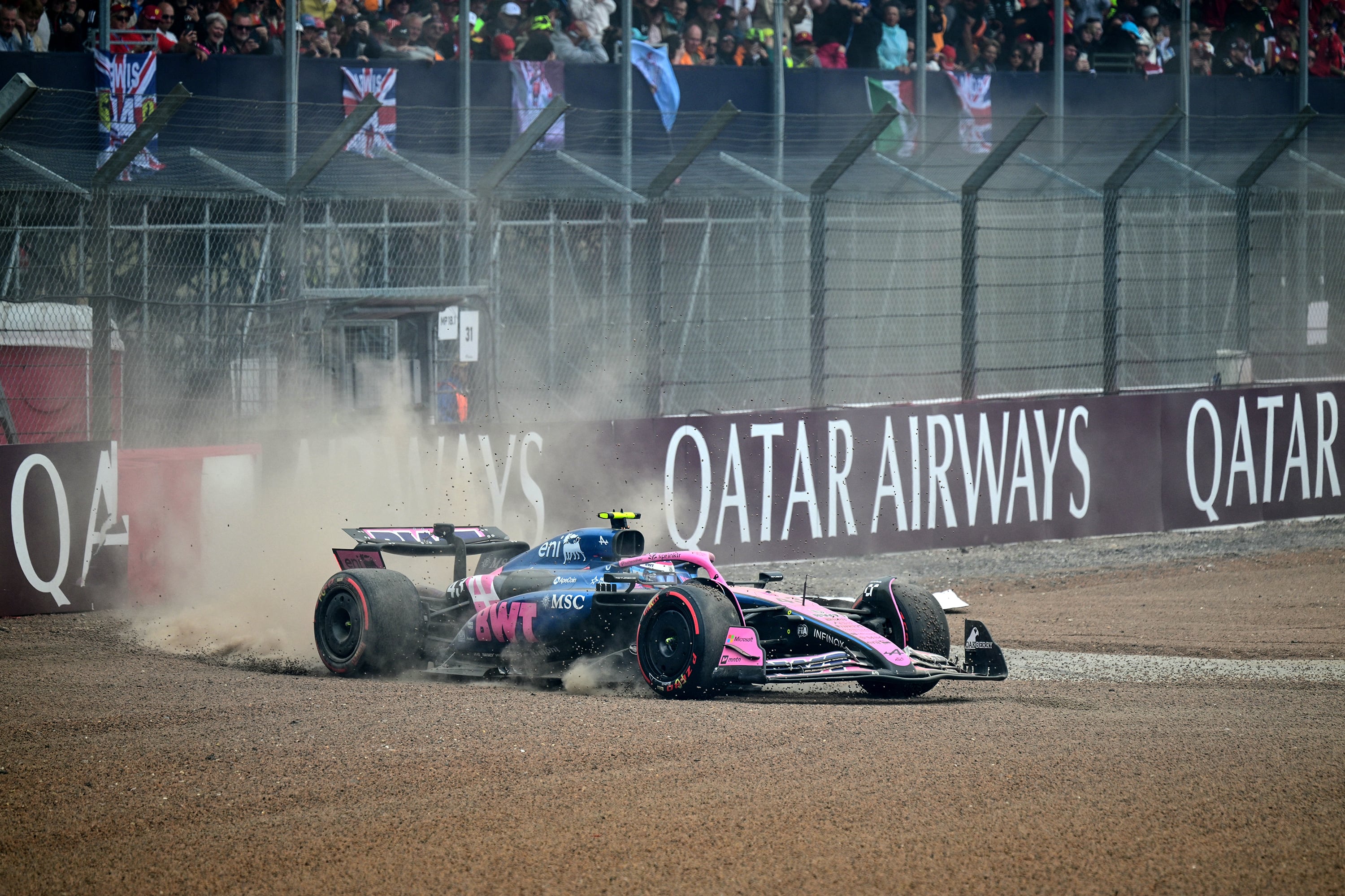 Colapinto sobre la arena de Silvertone