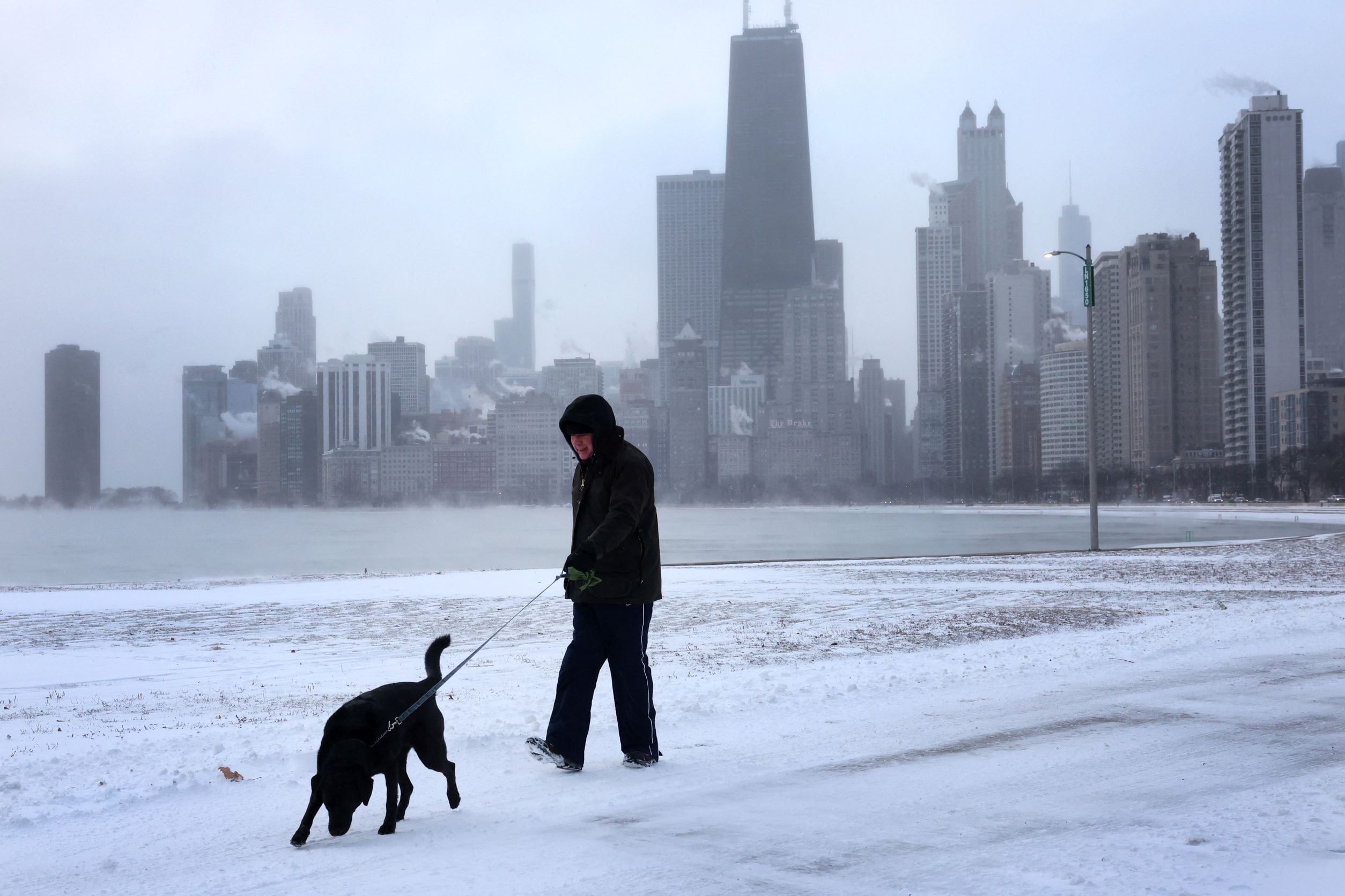 Chicago, una de las ciudades más castigadas por la tormenta (Foto: AFP).