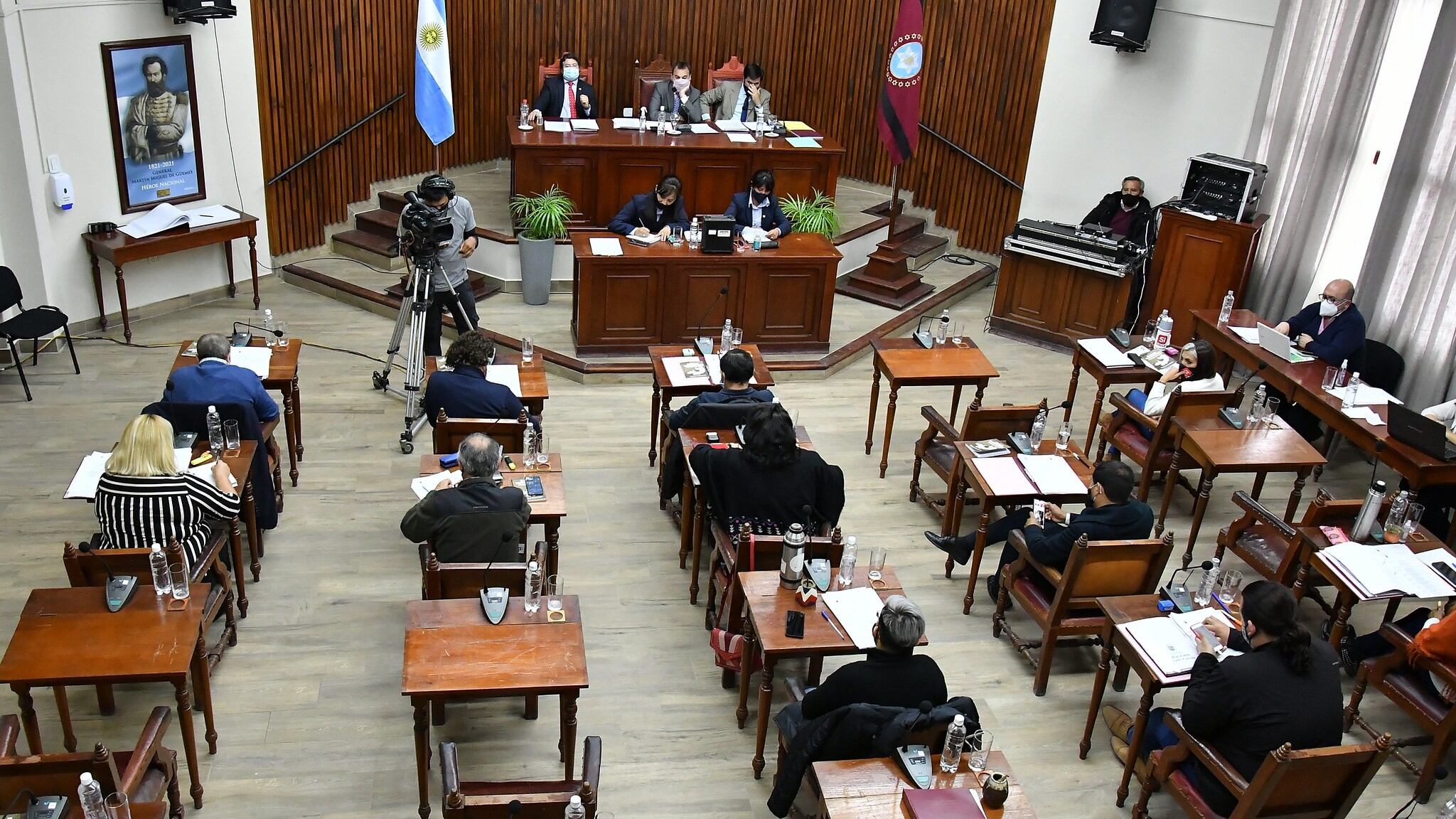 El recinto con el quórum justo