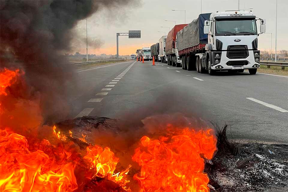 Semana con protestas por desabastecimiento de gasoil.