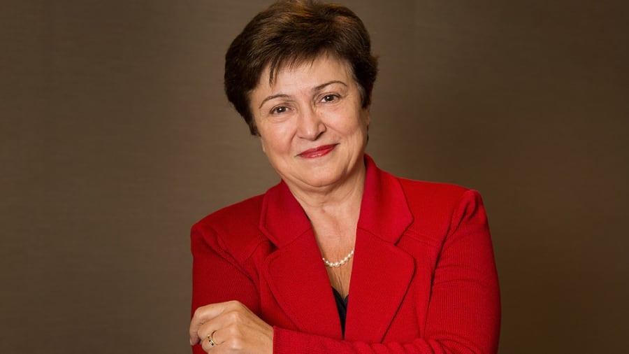 La búlgara de 69 años es la segunda mujer en la historia en liderar el FMI. (Foto: Télam)