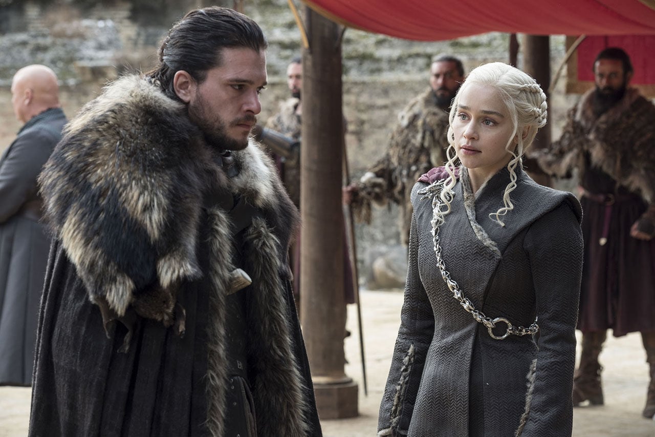 Jon y Daenerys, dos Targaryen a quererse.