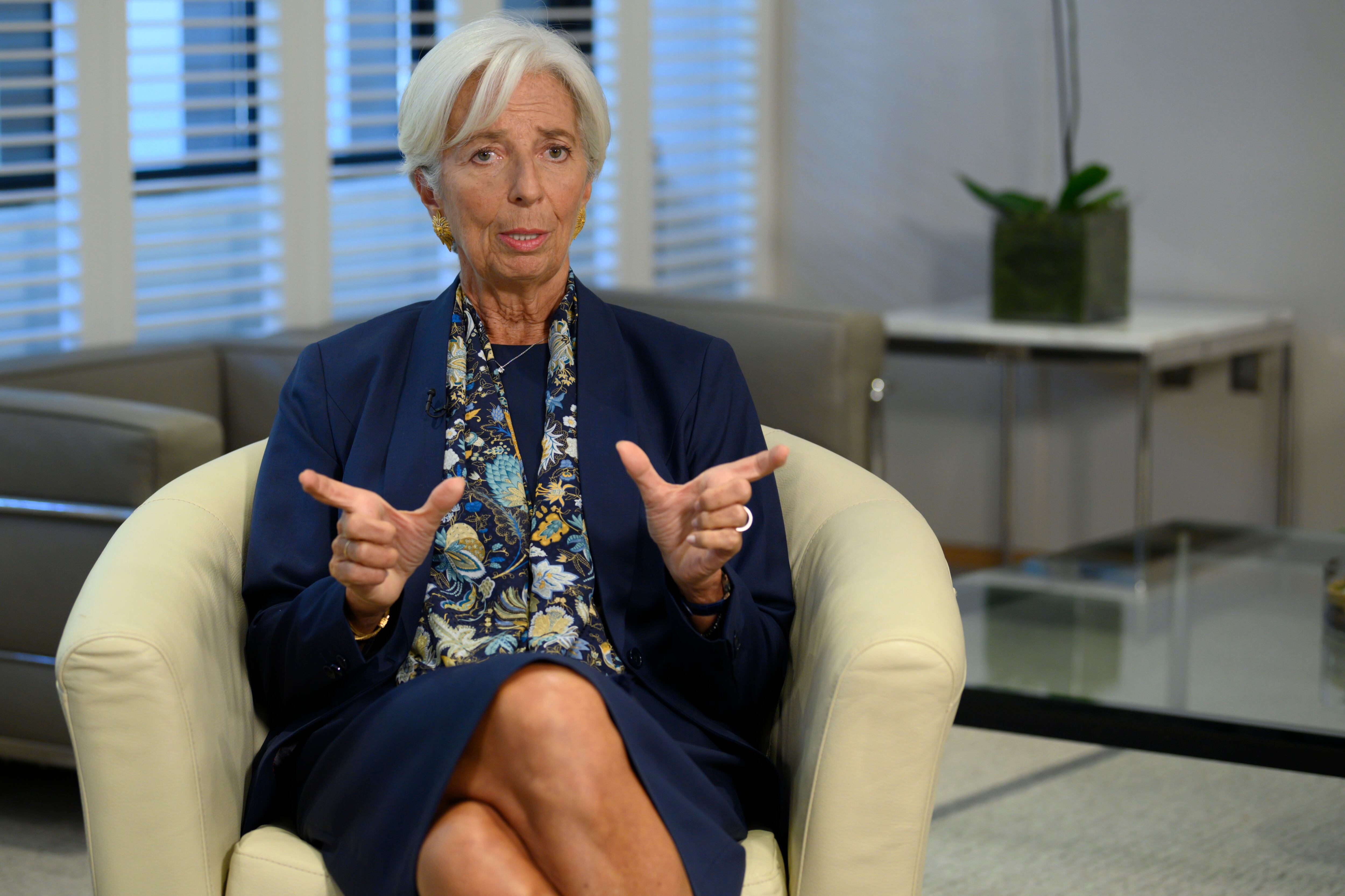 Christine Lagarde defendió el crédito por 57 mil millones de dólares a la Argentina.