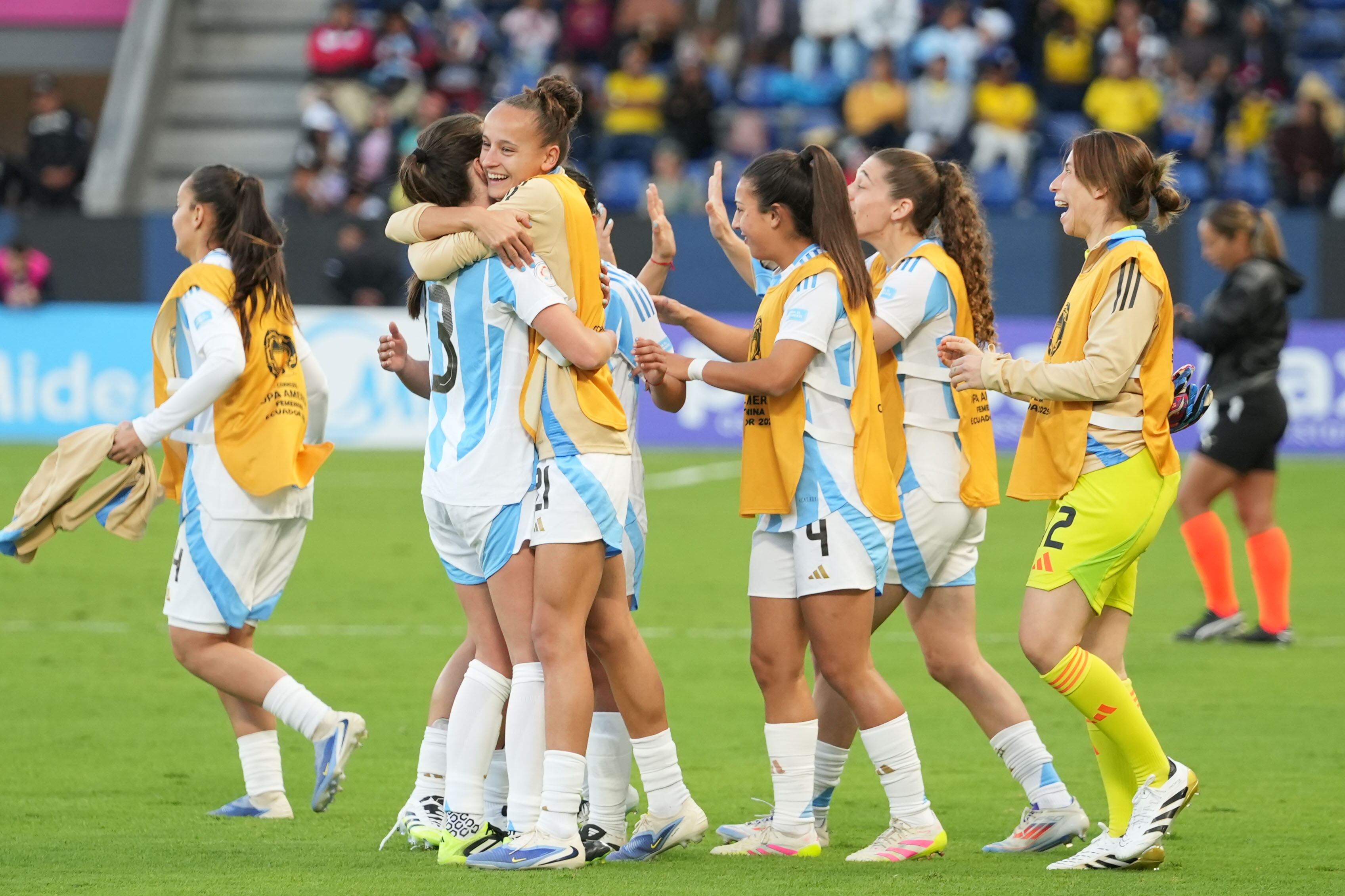 Las chicas pudieron subir al podio