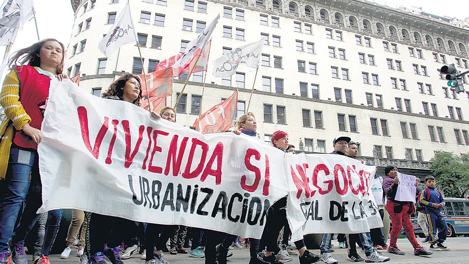Vecinos y organizaciones marcharon por Florida contra la “reurbanización” impulsada por Rodríguez Larreta.