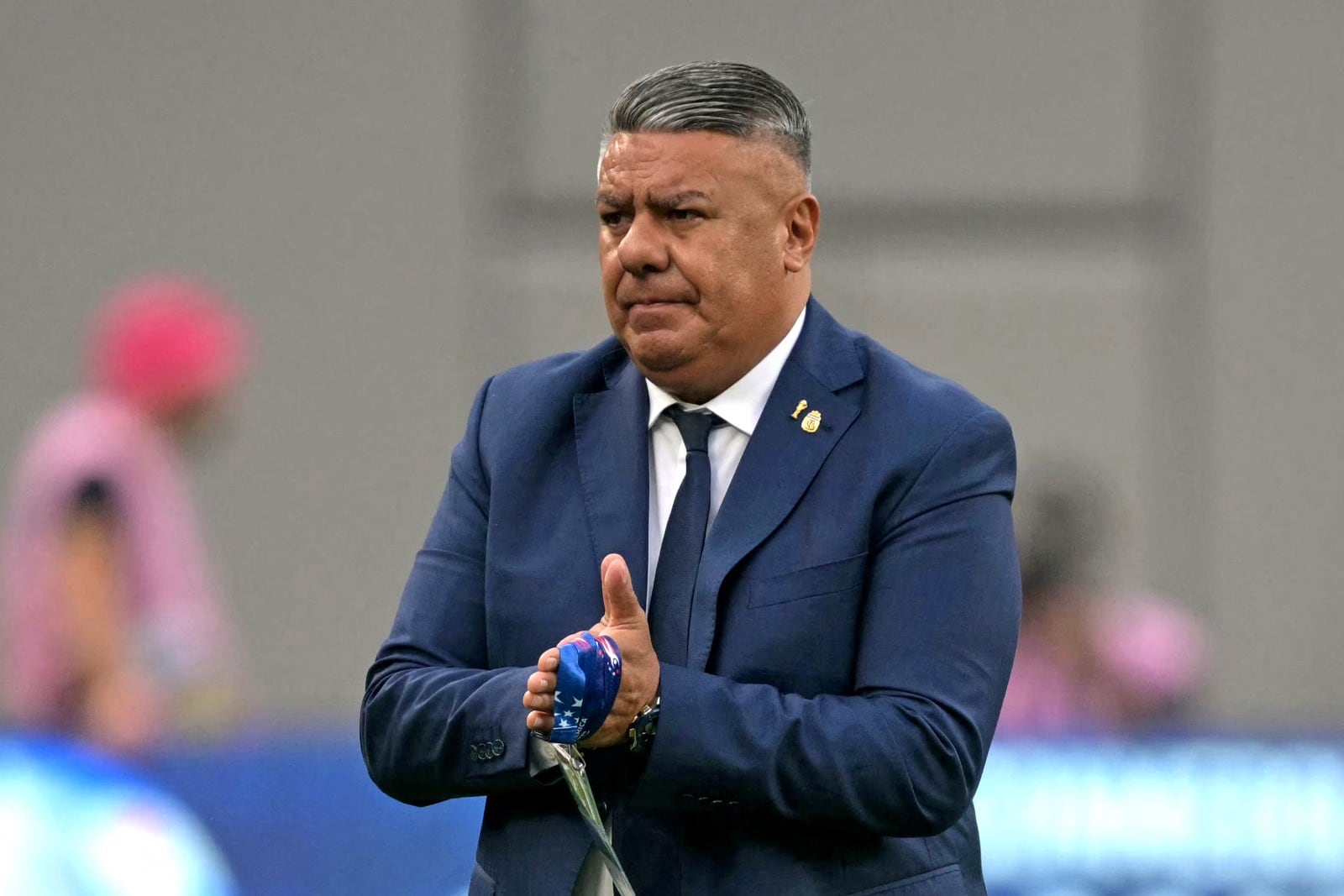 El presidente de la AFA Claudio Tapia 