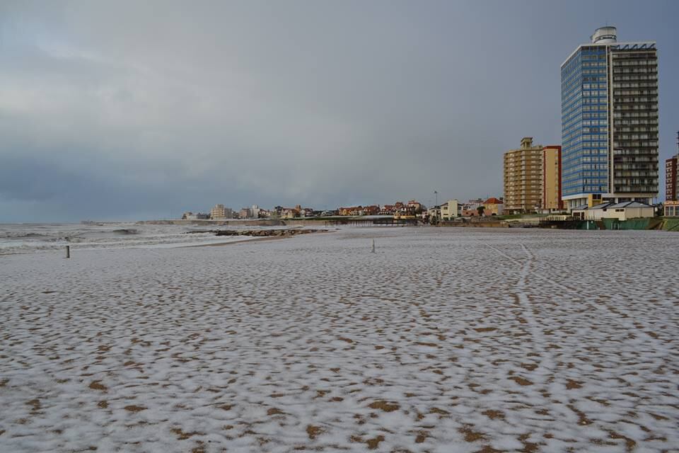Fin de semana de nieve y mar: pronostican nevadas en Mar del Plata y la Costa Atlántica