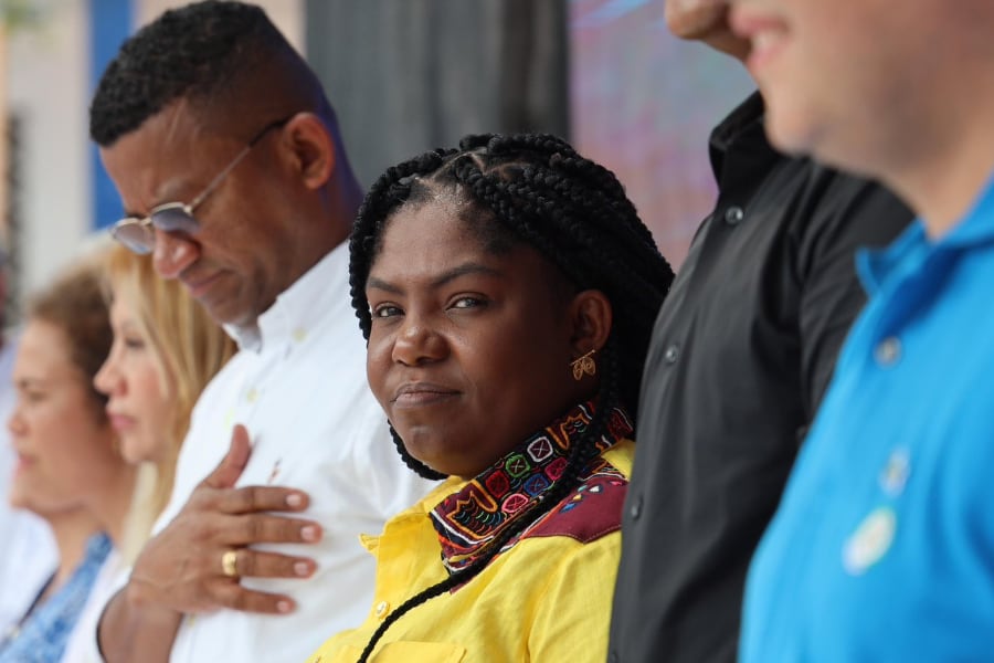 Francia Márquez, Vicepresidenta de Colombia. Imagen: @FranciaMarquezM