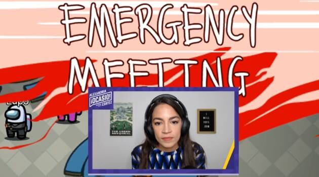 Alexandria Ocasio-Cortez jugó al Among Us en su debut en Twitch y fue vista por más de 430 mil usuarios.
