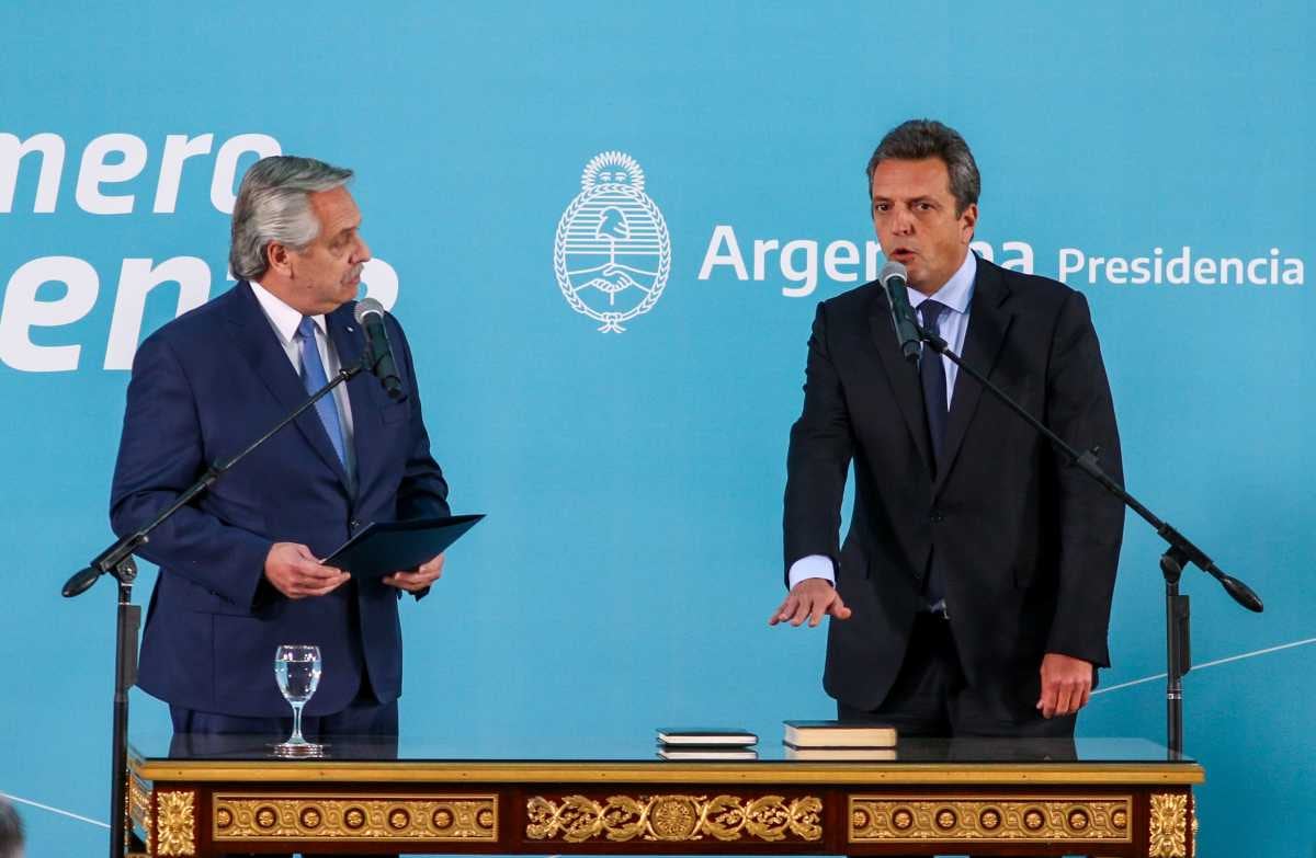 Sergio Massa juró como ministro de Economía el 3 de agosto.