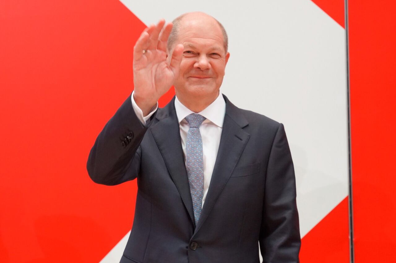 Olaf Scholz, el socialdemócrata que ganó las elecciones en Alemania y se perfila como sucesor de Ángela Merkel.