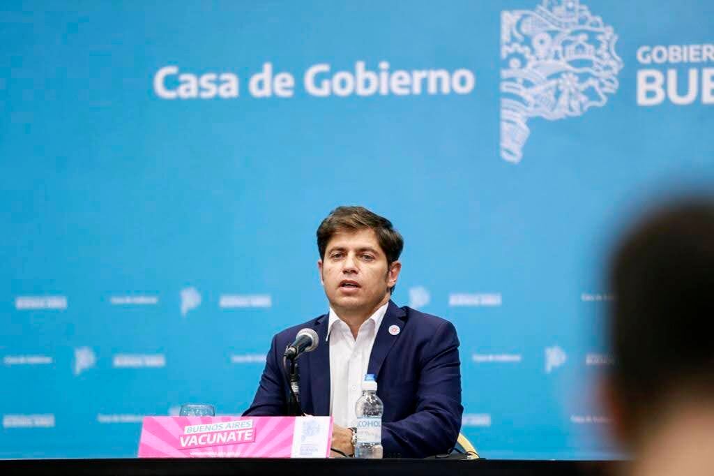Axel Kicillof, gobernador de la provincia de Buenos Aires. 