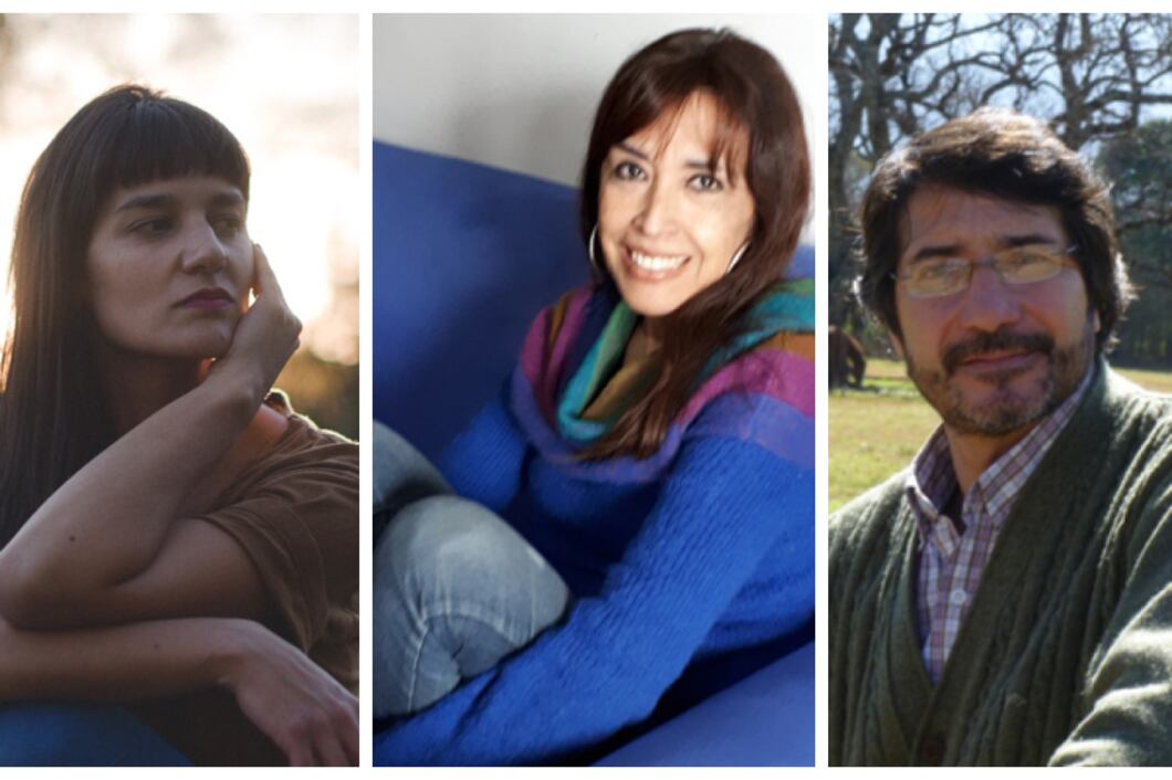 Neolia Gana, Fernanda Agüero y Marcelo Sutti, tres poetas que estarán en el Festival.