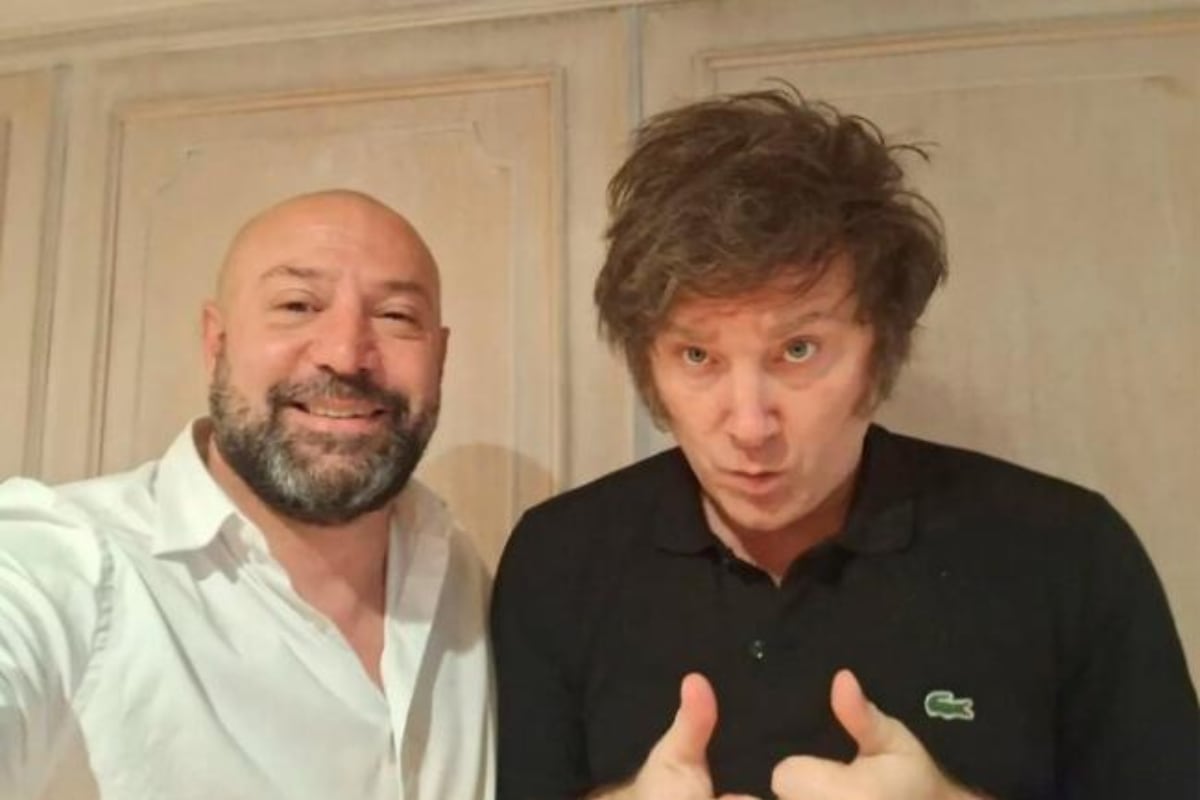 Diego Spagnuolo y Javier Milei