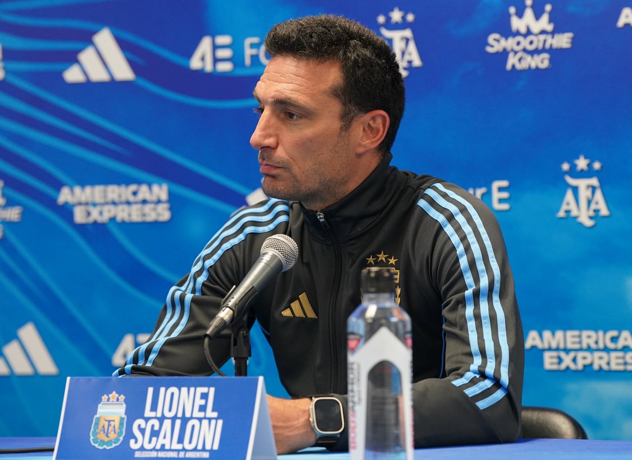 Lionel Scaloni, entrenador de la Selección. 