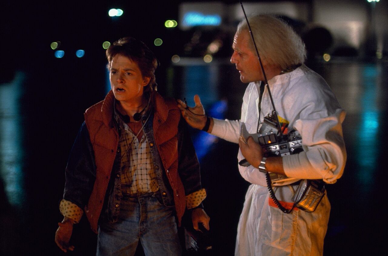 Marty McFly (Michael J. Fox) y el Doc Brown (Christopher Lloyd), personajes eternos.